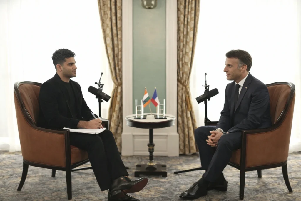 raj shamani french president podcast