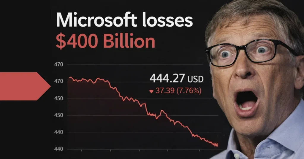 Microsoft Loses $400B - Inbriefy