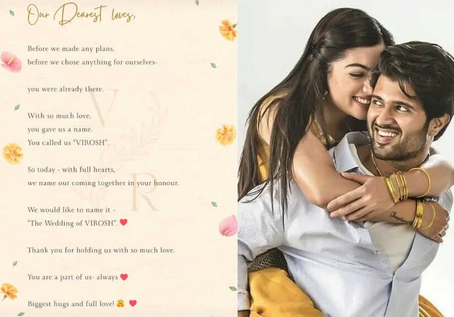 Rashmika Mandanna & Vijay Deverakonda Wedding