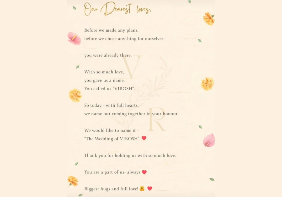 The Wedding of Virosh