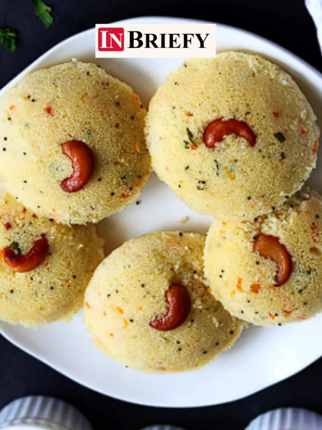 झटपट सॉफ्ट रवा इडली