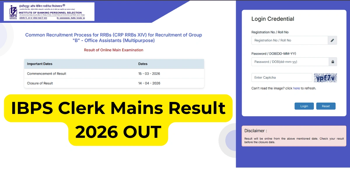 IBPS RRB Clerk Result - Inbriefy