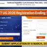 NEET UG 2026 - Inbriefy