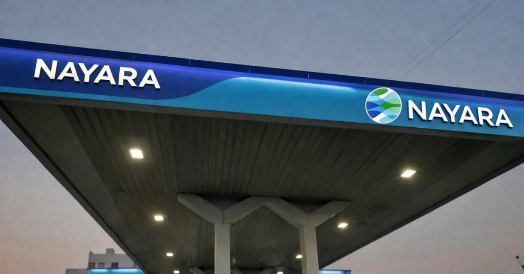 nayara energy petrol pump -Inbriefy