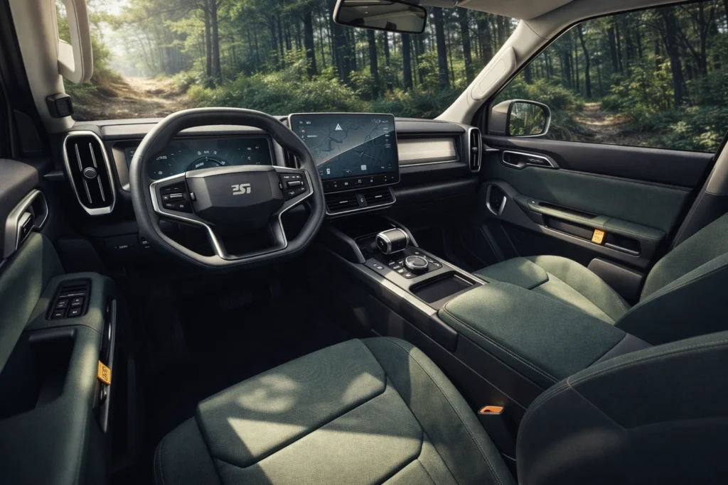 Jetour T2 rugged SUV design features - Inbriefy