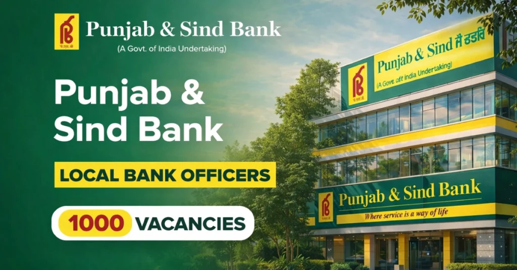 Punjab and Sind Bank LBO Online Form 2026: Inbriefy