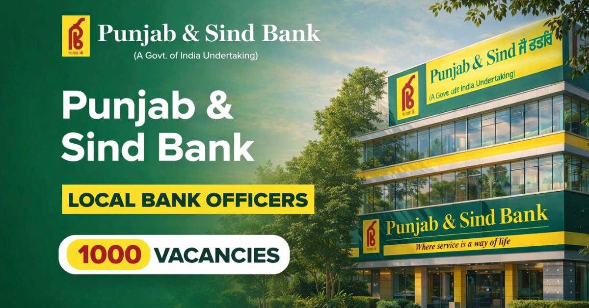 Punjab and Sind Bank LBO Online Form 2026: Inbriefy