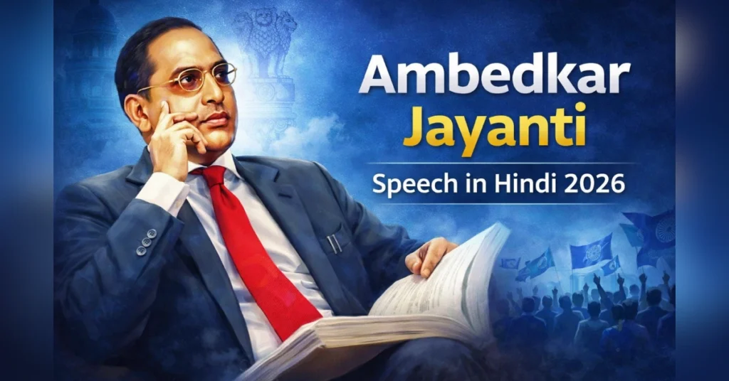 Ambedkar Jayanti Speech in Hindi 2026 - Inbriefy