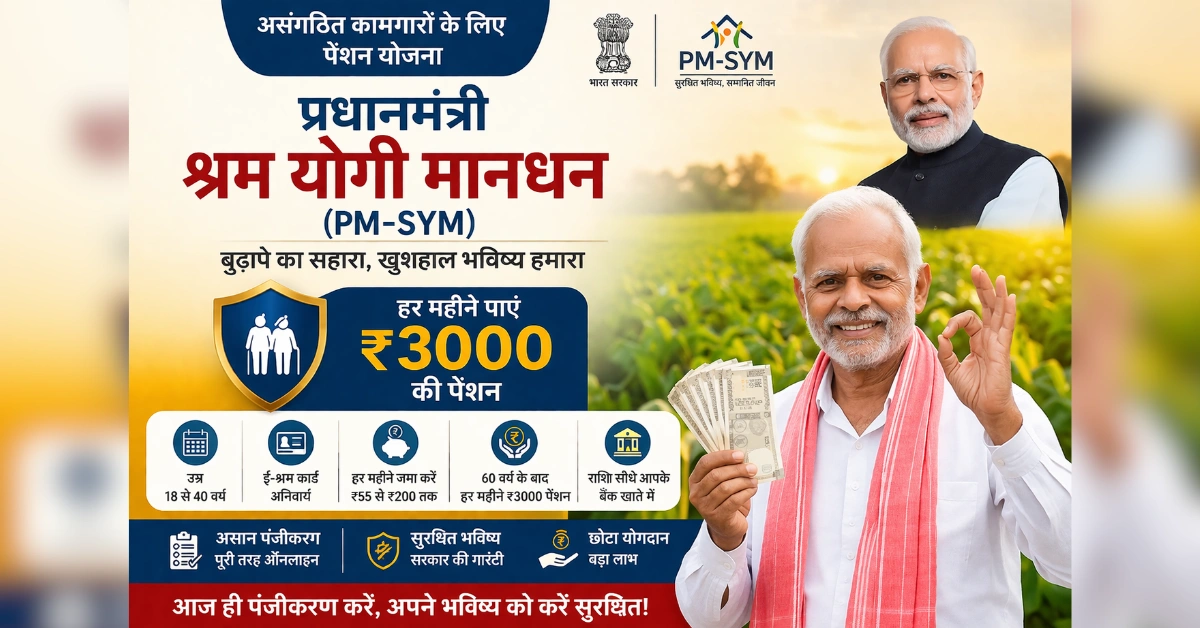 PM SYM Yojana Apply - Inbriefy