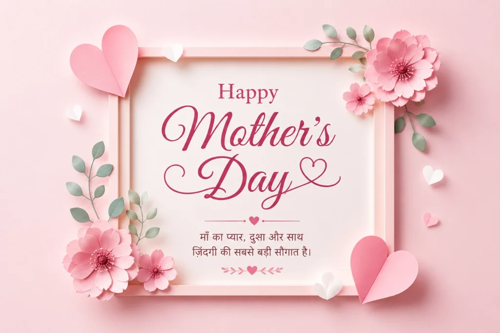 Happy Mothers Day Wishes in Hindi